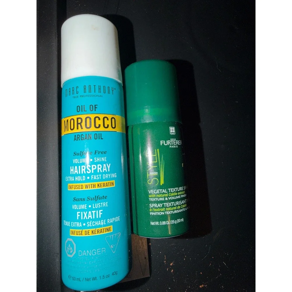 Marc Anthony Rene Furterer Hairspray Texture Spray Argan Oil Keratin Travel Set